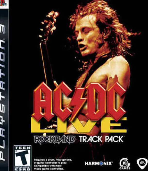 AC/DC Live Rock Band Track Pack