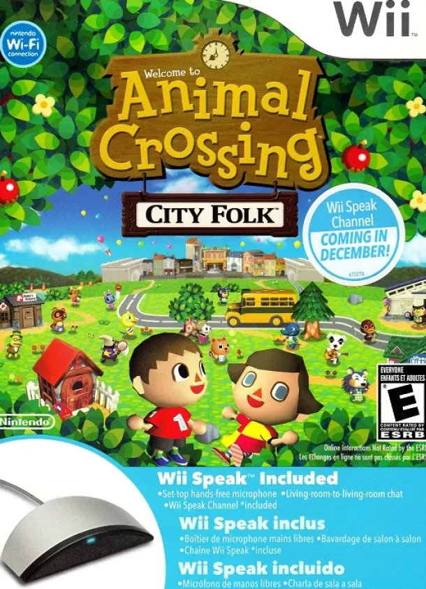 Animal Crossing City Folk & Wii Speak Bundle