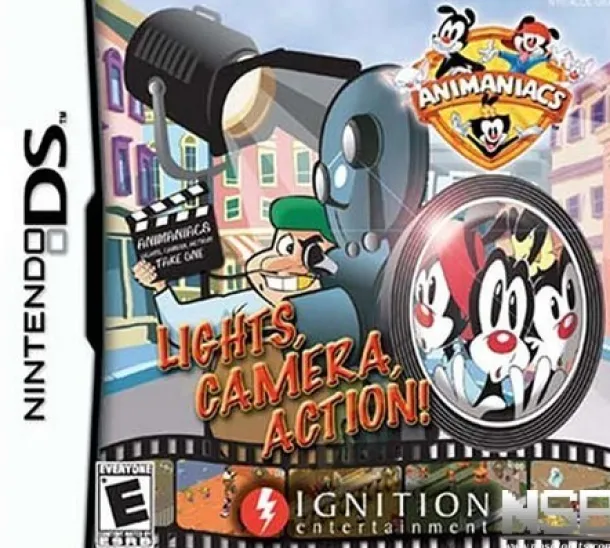 Animaniacs Lights Camera Action DS Game