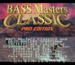 Bass Masters Classic Pro Edition