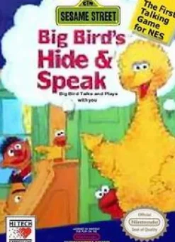 Big Bird Hide Speak
