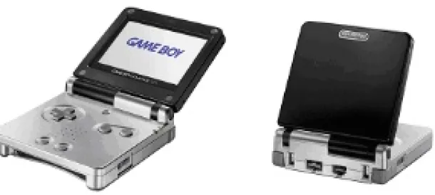 Black/Silver Game Boy Advance SP System