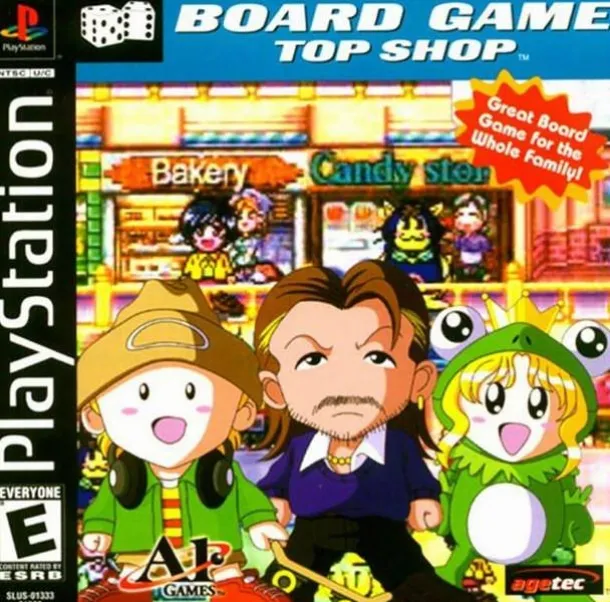 Board Game: Top Shop Sony Playstation 1 Game