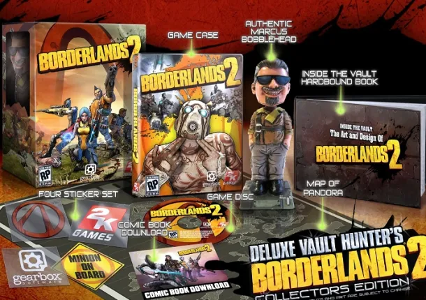Borderlands 2 Deluxe Vault Hunters Limited Edition