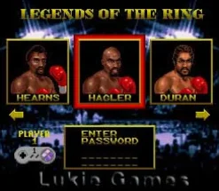 Boxing Legends of the Ring