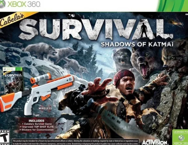 Cabela's Survival: Shadows Of Katmai w/ Gun