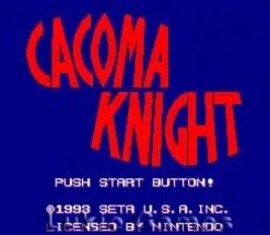 Cacoma Knight in Bizyland