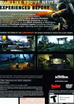 Call of Duty World at War Final Fronts