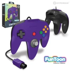 Captain N64 Premium Controller (Rival Purple)