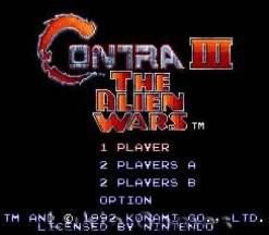 Contra III 3 The Alien Wars
