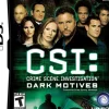 CSI Dark Motives DS Game