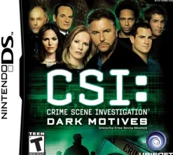 CSI Dark Motives DS Game