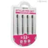 3DS - Retractable Metallic Stylus 4 pack