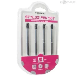 3DS - Retractable Metallic Stylus 4 pack