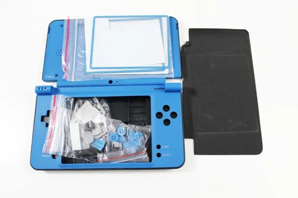 DS DSi XL Replacement Housing Shell - Blue