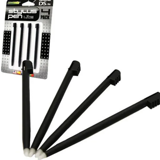 DS Lite - Stylus Pen - 4 Pack - Black