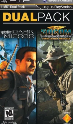 Dual Pack: Syphon Filter Dark Mirror and Socom U.S. Navy Seals Fireteam Bravo