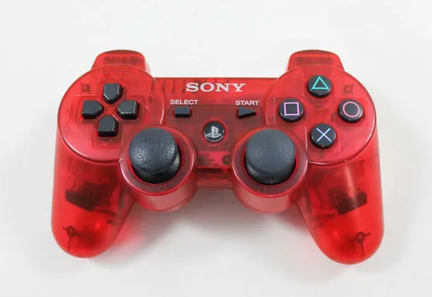 Dualshock 3 Wireless Controller - Clear Red (USED)
