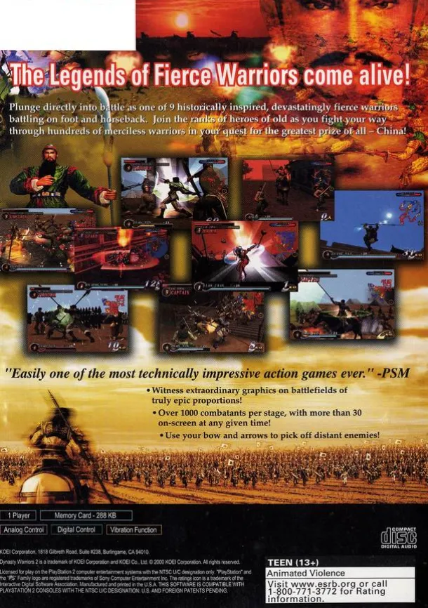 Dynasty Warriors 2