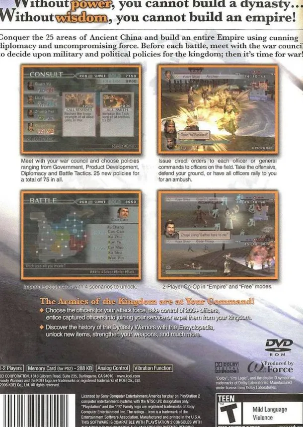 Dynasty Warriors 5 Empires