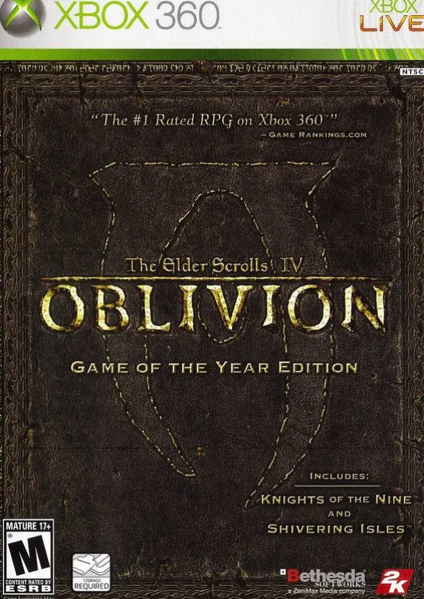 Elder Scrolls IV Oblivion Game of the Year