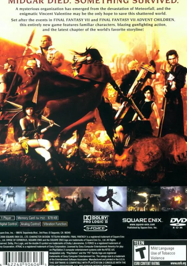 Final Fantasy VII Dirge of Cerberus