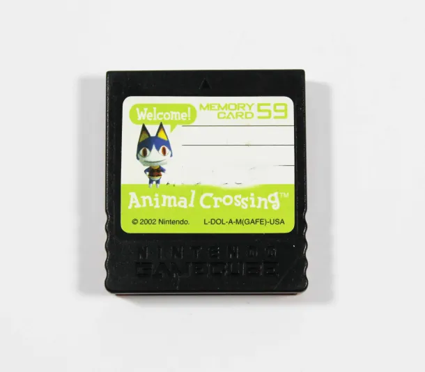 Gamecube Original Memory Card - Animal Crossing 59 Block