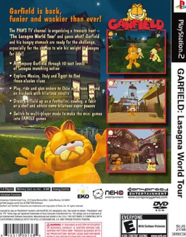 Garfield: Lasagna World Tour