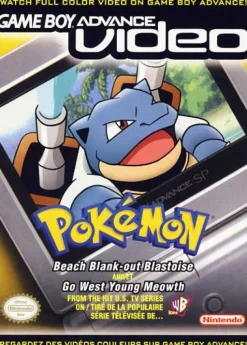 GBA Video Pokemon Beach Blank-out Blastoise and Go West Young Meowth