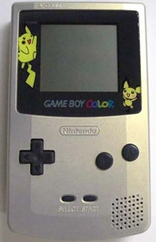 Gold Pokemon Game Boy Color System