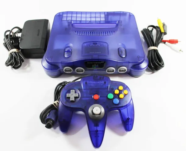 Grape Purple Nintendo 64 System