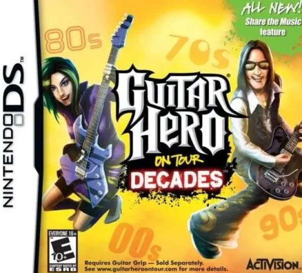 Guitar Hero On Tour Decades DS Game