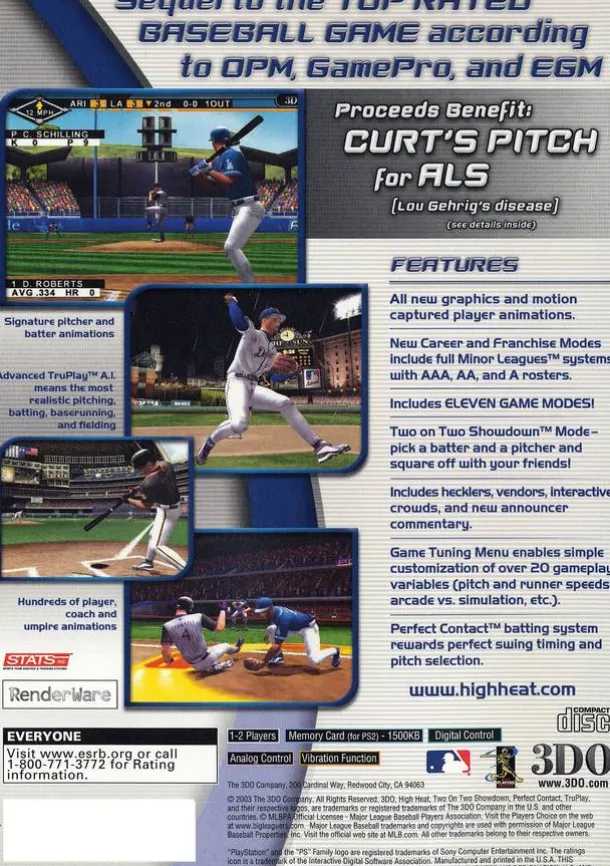 High Heat Baseball 2004