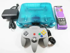 Ice Blue Nintendo 64 System