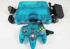 Ice Blue Nintendo 64 System