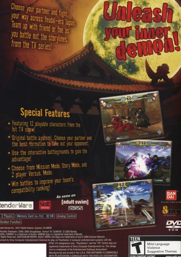 Inuyasha Feudal Combat