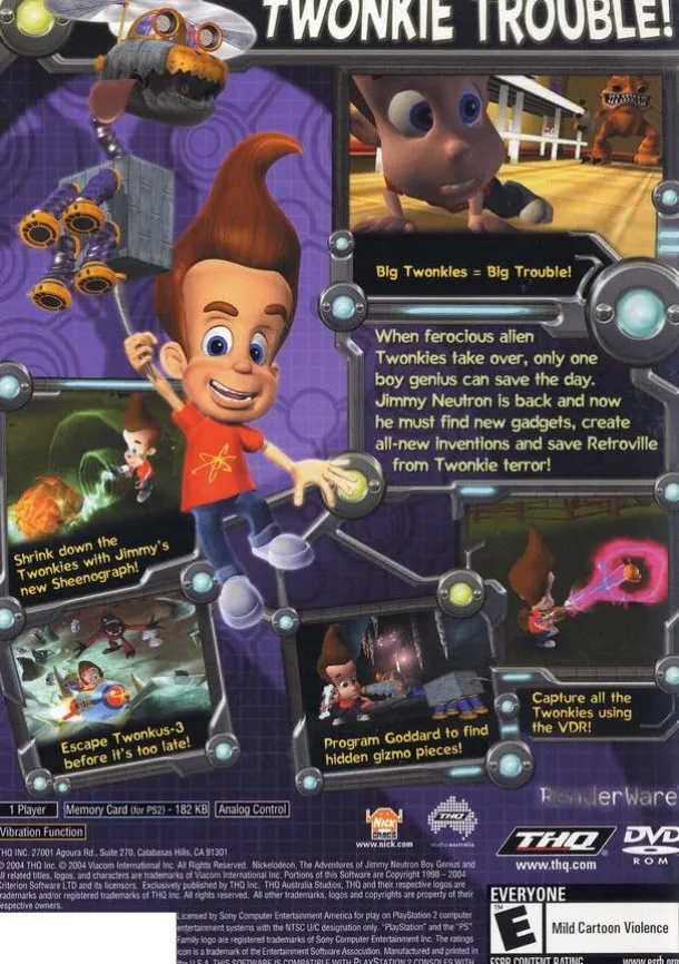 Jimmy Neutron Attack of the Twonkies