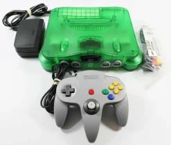 Jungle Green Nintendo 64 System - Gray Controller