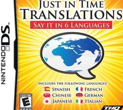 Just In Time Translations DS Game