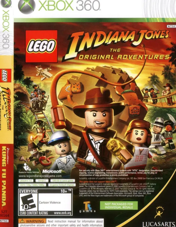 LEGO Indiana Jones and Kung Fu Panda Combo