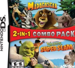 Madagascar / Shrek SuperSlam -- 2-in-1 Combo Pack DS Game