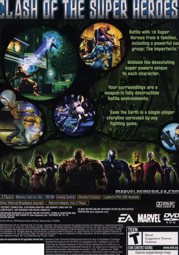 Marvel Nemesis Rise of the Imperfects