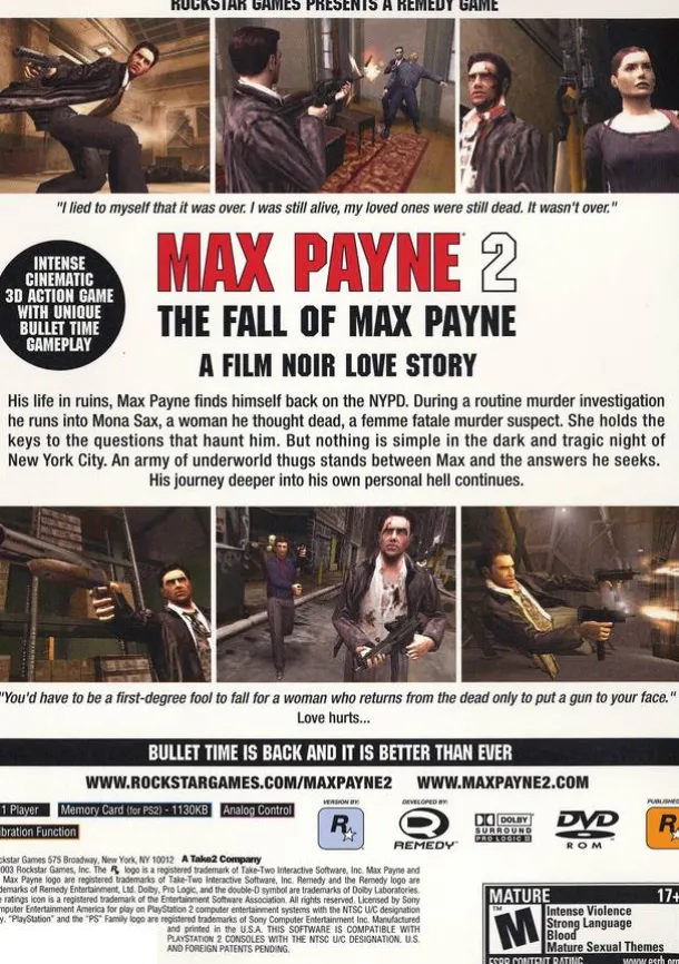 Max Payne 2 Fall of Max Payne