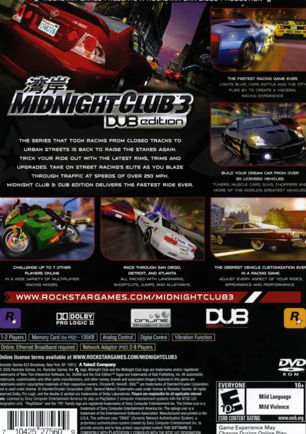 Midnight Club 3 Dub Edition