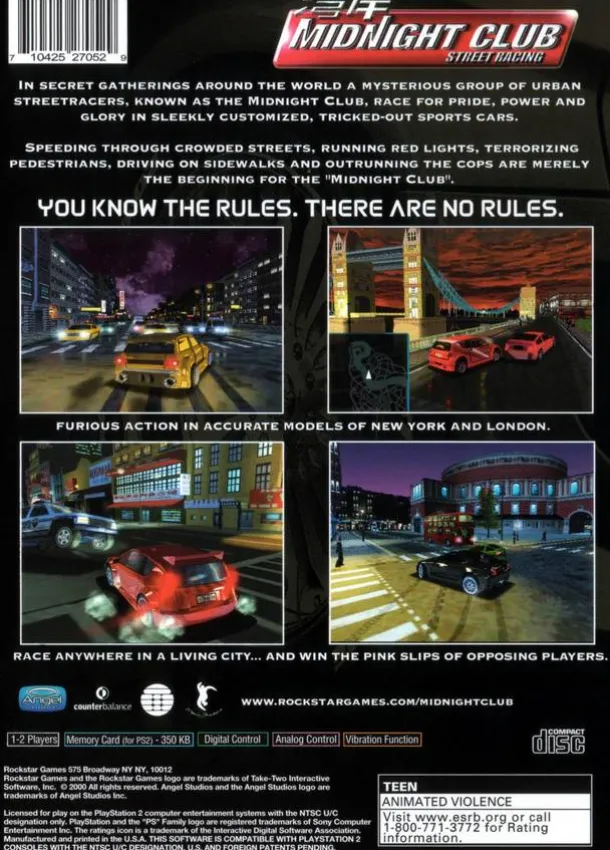 Midnight Club Street Racing