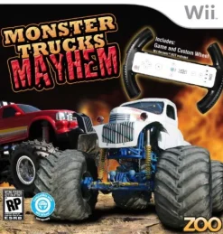Monster Trucks Mayhem with Racing Wheel