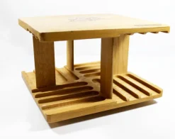 NES Vintage Beechwood Rotating Game Holder