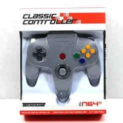NEW Nintendo 64 N64 Gray Controller