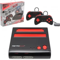 New Red Retro Duo System - Plays NES and SNES