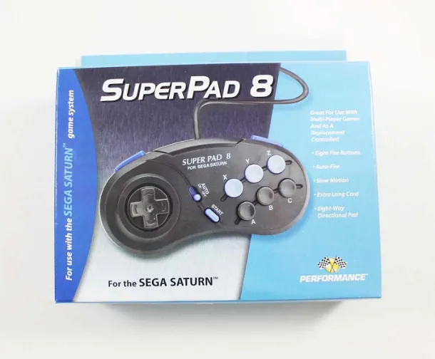 NEW Sega Saturn Super Pad 8 Controller